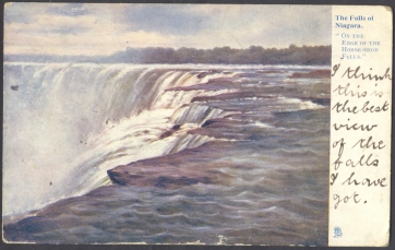 Tuck: On The Edge Of The Horse-shoe Falls, Niagara - Niagarafälle