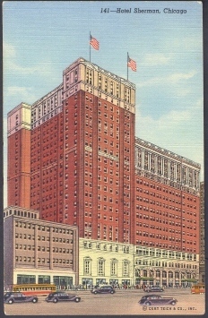 Hotel Sherman, Chicago, USA - Chicago