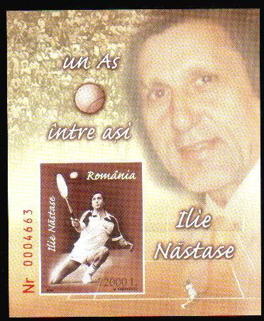 Romania 2004 Sheet Mint Perforated Tennis Ilie Nastase. - Tennis