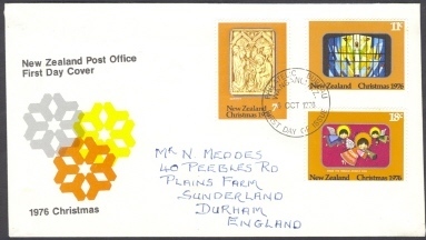 New Zealand FDC - Christmas 1976 - Other & Unclassified