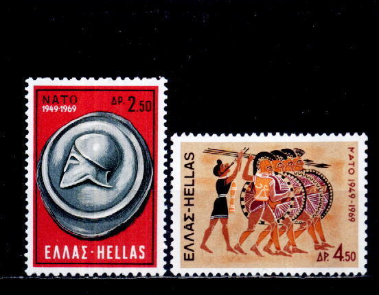 Grece 1969 - Yv.no.980/1 Neufs** - Unused Stamps