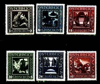 AUTRICHE - Y.&T. - 368/73* -cote 10 € - Verhalen, Fabels En Legenden