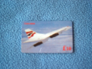 Télécartes Concorde - Fournisseur ET Telecard - 10 Livres - état Impeccable - Ref A1268 - Aerei