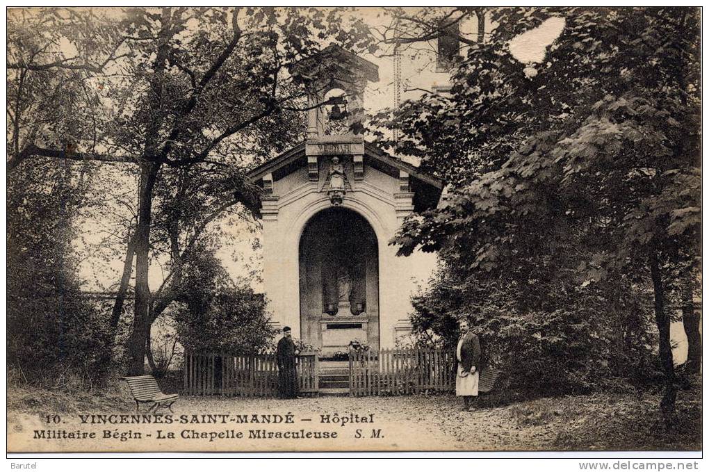 SAINT MANDE - Hôpital Militaire Bégin. La Chapelle Miraculeuse - Saint Mande