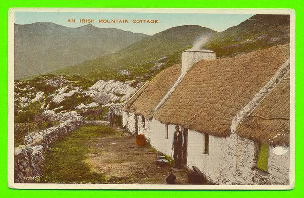 IRLANDE - AN IRISH MOUNTAIN COTTAGE - ANIMÉE - CARBO COLOUR POSTCARD - - Kerry