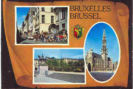 Bruxelles Bonjour De - Mehransichten, Panoramakarten