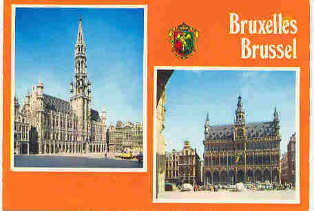 Bruxelles - Mehransichten, Panoramakarten