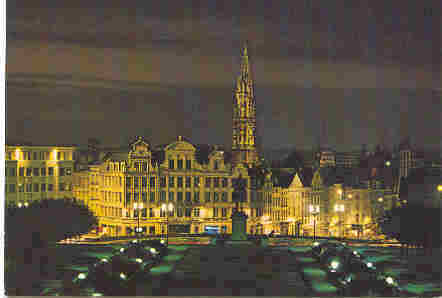 Bruxelles Panorama - Brussel Bij Nacht