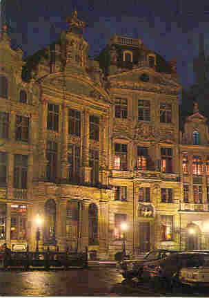 Bruxelles Grand´ Place  L´étoile Le Cygne L´arbre D´or La Nuit - Bruselas La Noche