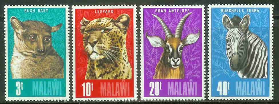 MALAWI 1975 MNH Stamps Animals 250-253 #4557 - Other & Unclassified