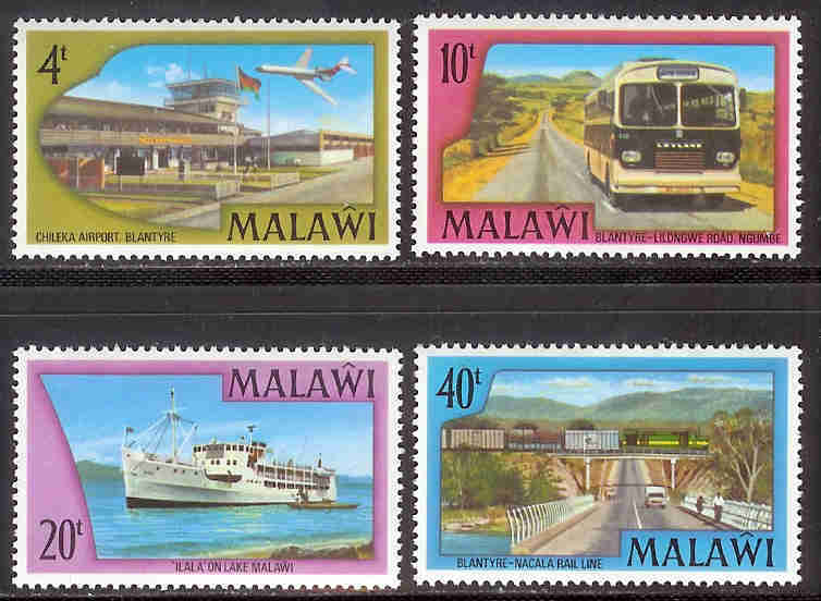 MALAWI 1977 MNH Stamp(s) Traffic 281-284 #4566 - Autres (Terre)