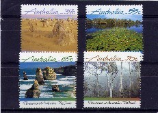 Australie Australia 1988 Yvertn° 1099-1102 *** MNH Cote 6 € Paysages Panoramas - Mint Stamps