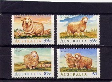 Australie 1989 Yvertn° 1107-10 *** MNH Cote 7,25 Euro Faune Sheep - Ungebraucht