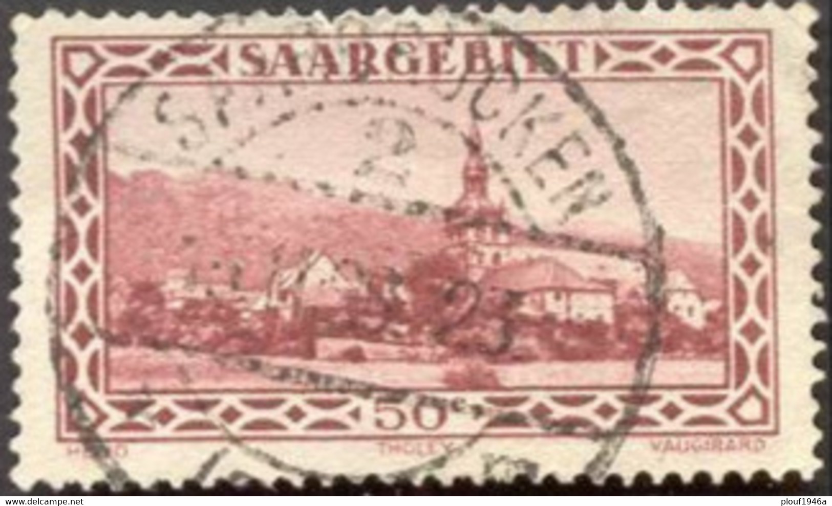 Pays : 430 (Sarre : Occupation Française)  Yvert Et Tellier N° :  113 (o) - Used Stamps