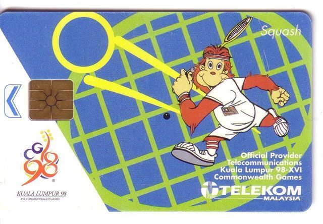Malaysia - Malaisie - Sport ( Sports ) - Monkey - Singe - SQUASH  ( Not Perfect , See Scan For Condition ) - Maleisië