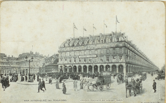 PARIS : Vue Extérieure Des Magasins Du Louvre - TOP CPA - TRES BELLE ANIMATION - Louvre