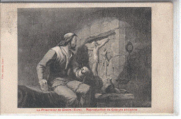 C2616-GISORS-le Prisonnier De Gisors, Repro De Gravure Ancienne - Gisors