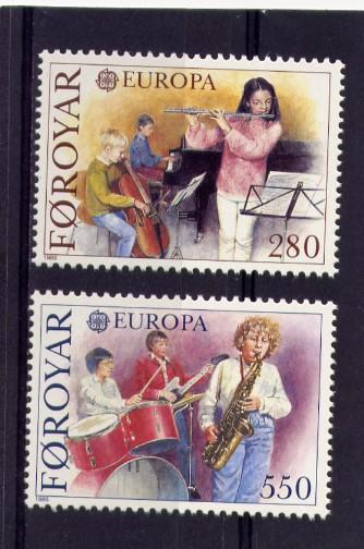 Cept 1985 Faroer Féroé Yvertnr 151-52 *** MNH Cote 6.75 € Musique Music Muziek - 1985