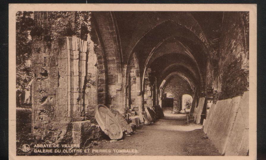 Villers-la-Ville Galerie Du Cloître Et Pierres Tombales - Villers-la-Ville