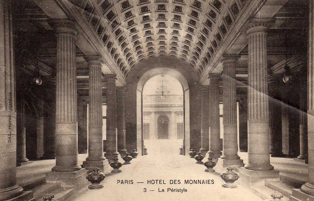 75 PARIS HOTEL DES MONNAIES D.A.L. 3 Le Peristyle 191? - Industry