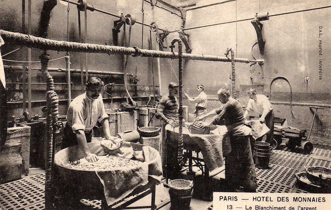 75 PARIS HOTEL DES MONNAIES D.A.L. 13 Le Blanchiment De L' Argent, Trés Beau Plan Animé, 191? - Industrie