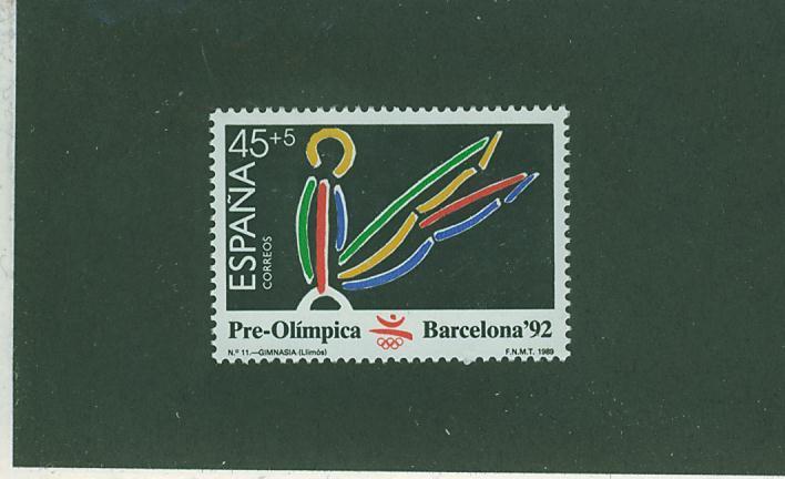 T0590 Gymnastique Espagne 1989 Neuf ** Jeux Olympiques De Barcelone - Gymnastique