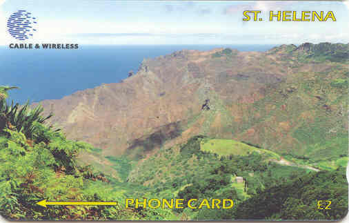 ST. HELENA - Rare And MINT Card , Code 325CSHC - Sainte-Hélène