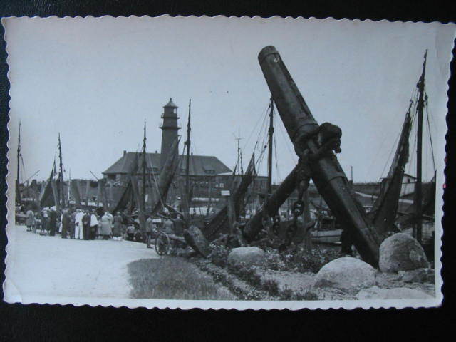 BÜSUM    &#9608; &#9619;&#9618;  FISCHMARKT AM ANKER    SW AK UM 1936 - Nordfriesland