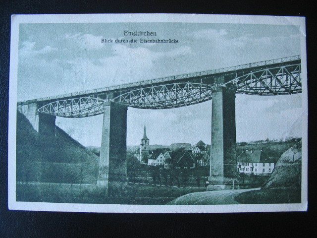 EMSKIRCHEN   EISENBAHNBRÜCKE   AK UM 1935    X3117 - Nürnberg