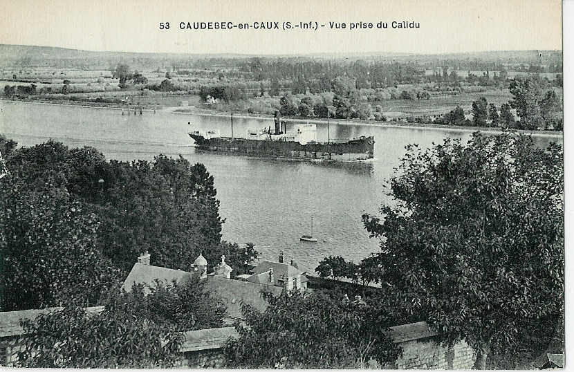 CAUDEBAC-EN-CAUX - Vue Prise Du Calidu. - Caudebec-lès-Elbeuf