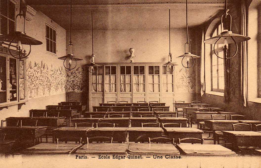 75 PARIS IX Ecole Edgar Quinet, Lycée Professionel, Une Classe 193? - Arrondissement: 09