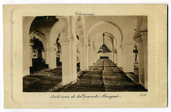 Tlemcen Intérieur De La Grande Mosquée - Tlemcen