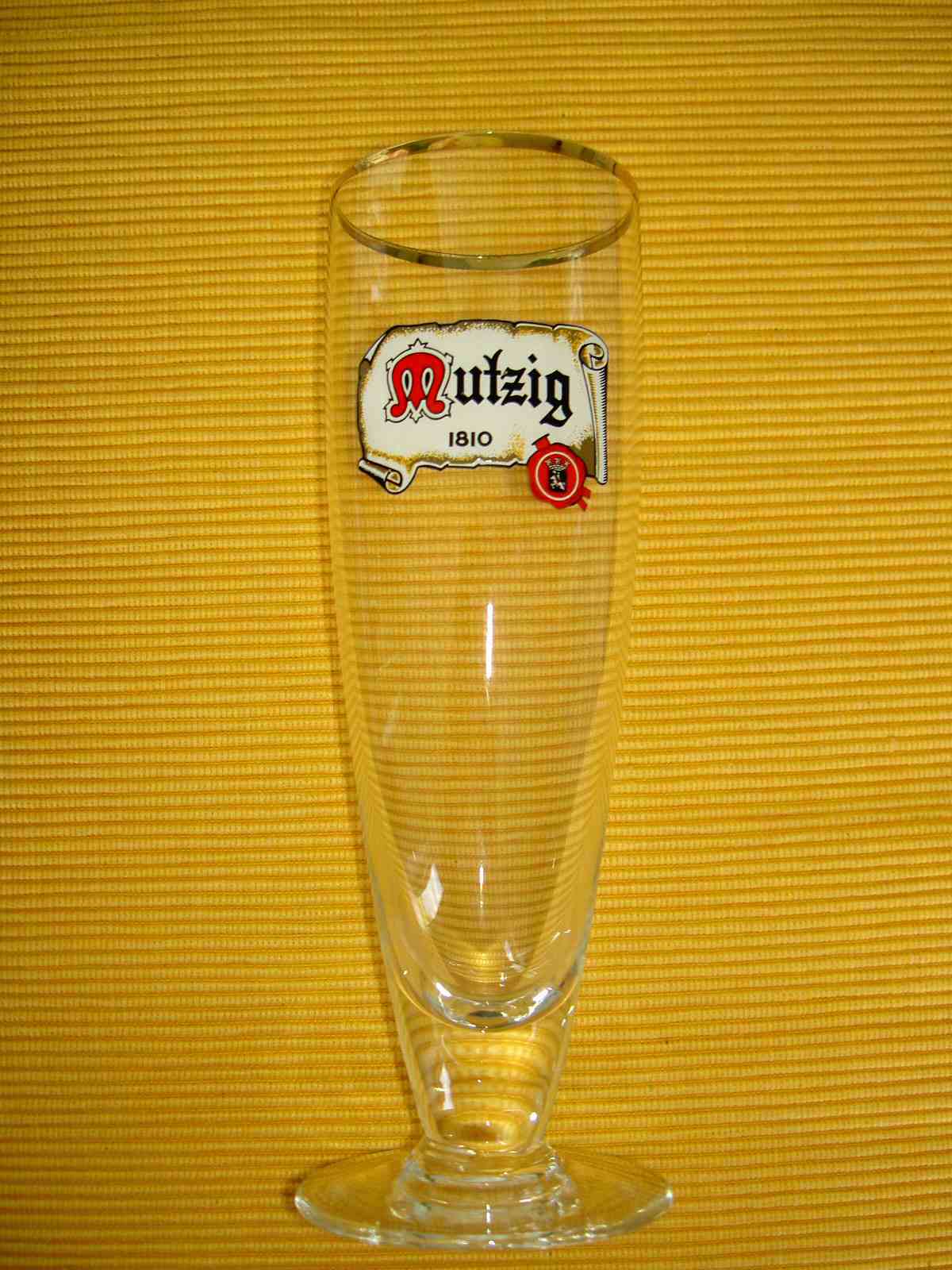 Verre à Bière MUTZIG 1810 - Glasses