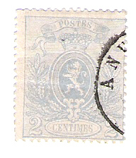 Belgique - 1866 - COB 24 - Oblit. - 1866-1867 Kleine Leeuw