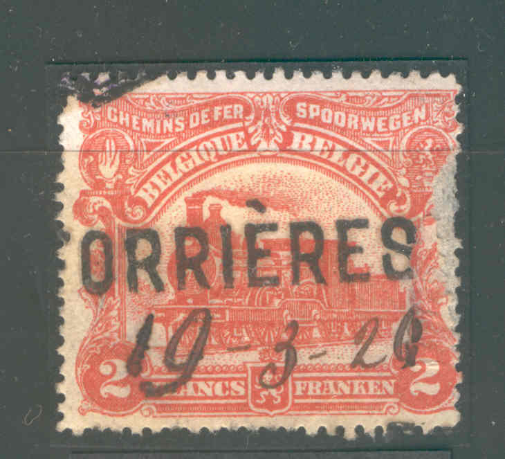 Timbre Chemin De Fer Cachet De FORTUNE 1919 Griffe FORRIERES  --  3/090 - Autres & Non Classés