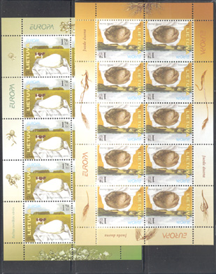 2005  LITHUANIA - EUROPA -SHEETLET 2V- MNH - 2005