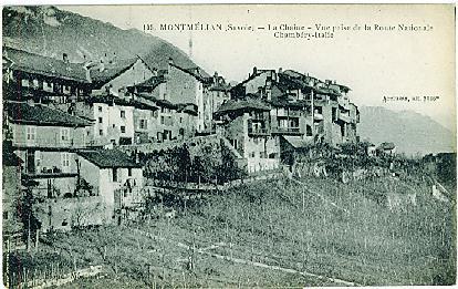 Montmélian - Vue Prise De La Route Nationale Chambéry-Italie - Montmelian