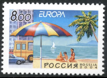 RUSSIA - RUSSIE - RUSLAND : 05-05-2004 (**) : 1V : EUROPA 2004 - Vacation - 2004