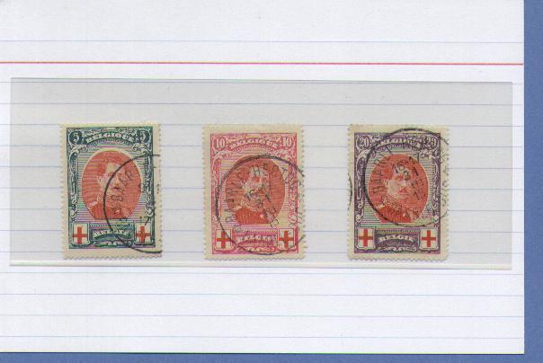 132/34 (o) Met Sterstempel BAARLE-HERTOG/ BAARLE-DUC  (a21) - 1914-1915 Croce Rossa