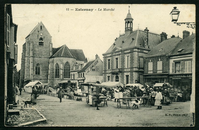 51 - ESTERNAY - Le Marché - Esternay