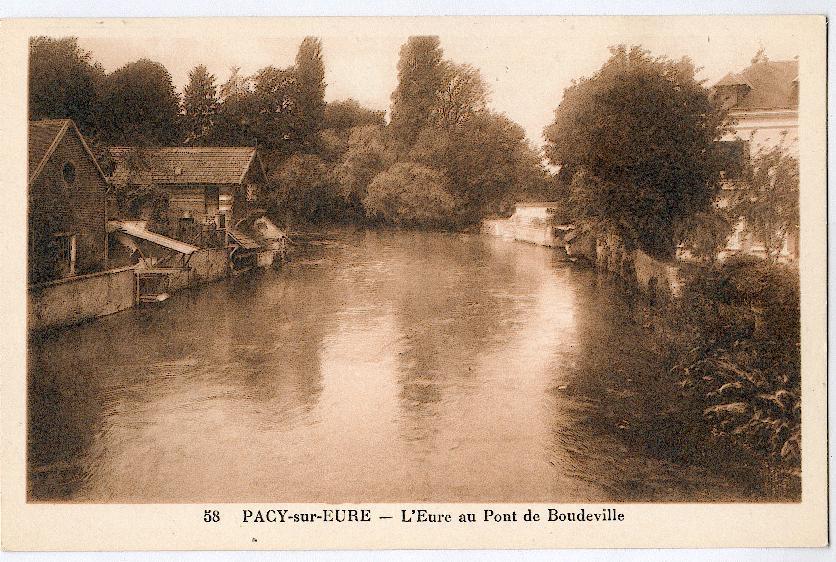 27 - PACY-SUR-EURE. L'Eure Au Pont De Boudeville. - Pacy-sur-Eure