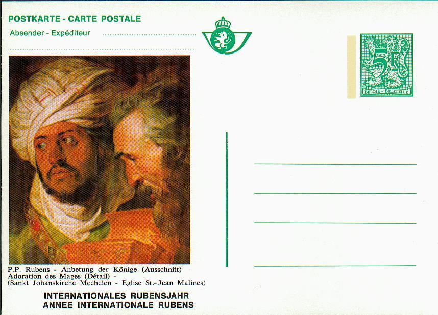 40013 - Carte Postale -  Ca Bk 13 - Année Internationale P.P Rubens -  L´adoration Des Mages - Cartoline Illustrate (1971-2014) [BK]