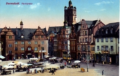 Darmstadt  Markplatz - Darmstadt