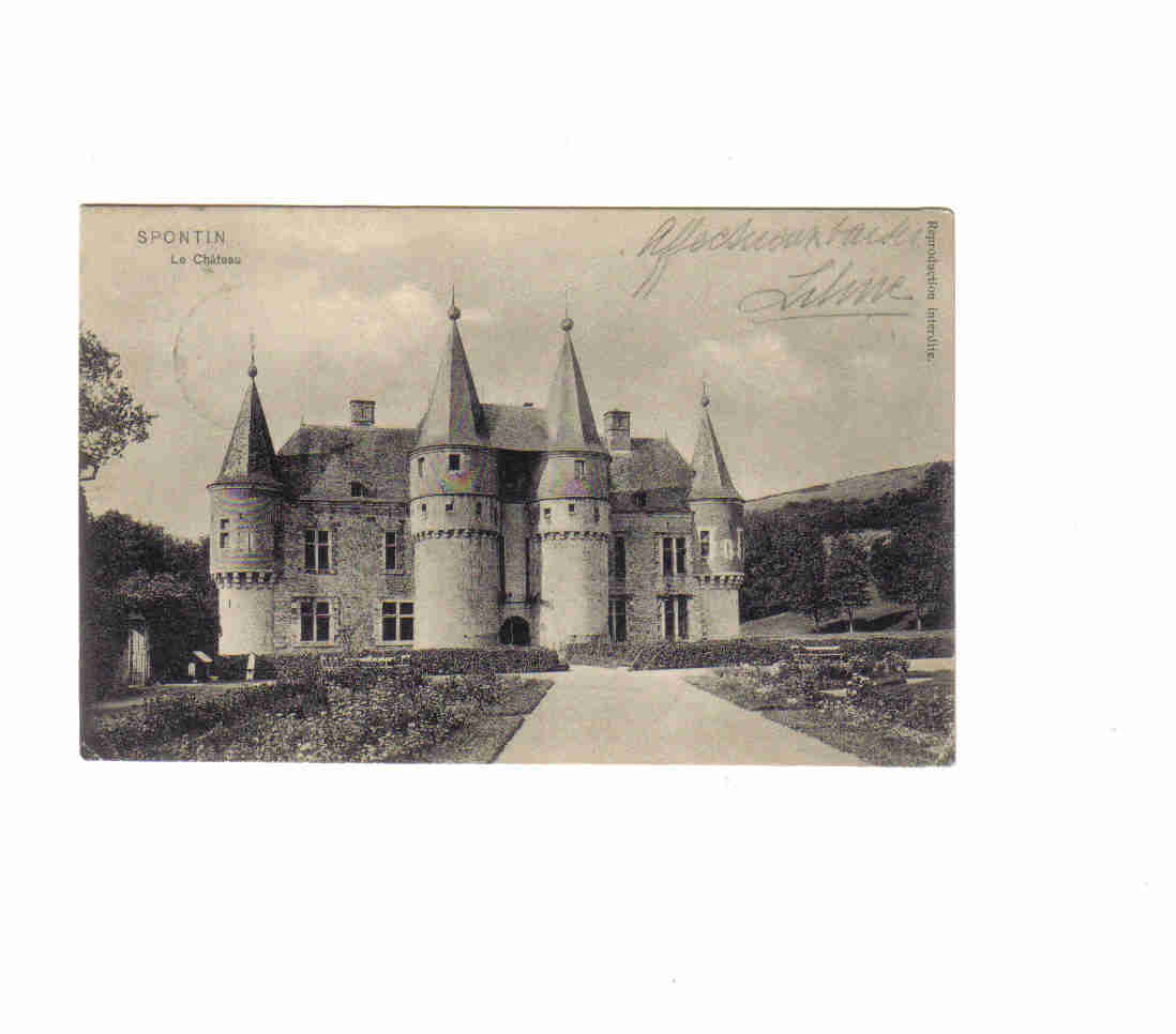 Namen Spontin Le Chateau 1907 - Yvoir