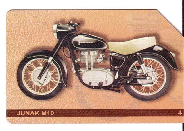 JUNAK M10  MOTORCYCLE ( Poland Card ) ** Motorbike - Motor-bike – Motor Cycle - Moto - Motocyclette - Poland