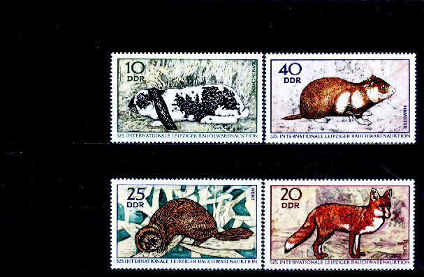 Allemagne Orientale 1970 -  Yv.no.1234/7 - Neufs** - Rodents