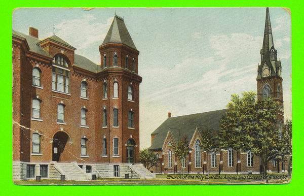 ST-ALBANS, VT - CHURCH OF THE HOLY GUARDIAN ANGELS AND CONVENT - BEND LITTLE BIT - - Otros & Sin Clasificación