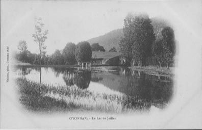 01 Oyonnax Le Lac De Jeilles  Carte Nuage  Vue Sympa - Oyonnax