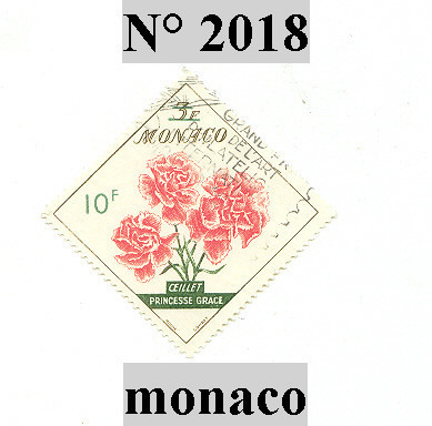 Timbre De Monaco N° 2018 - Other & Unclassified