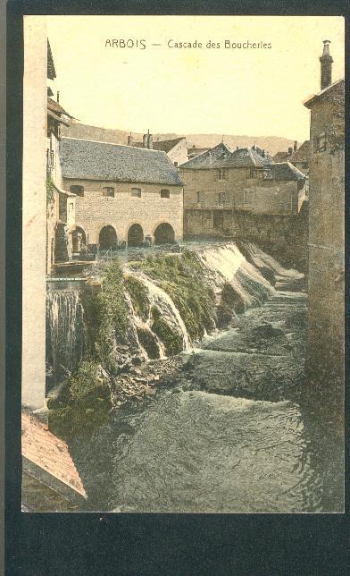 Arbois. Cascade Des Boucheries. Jolie Carte Tramée - Arbois